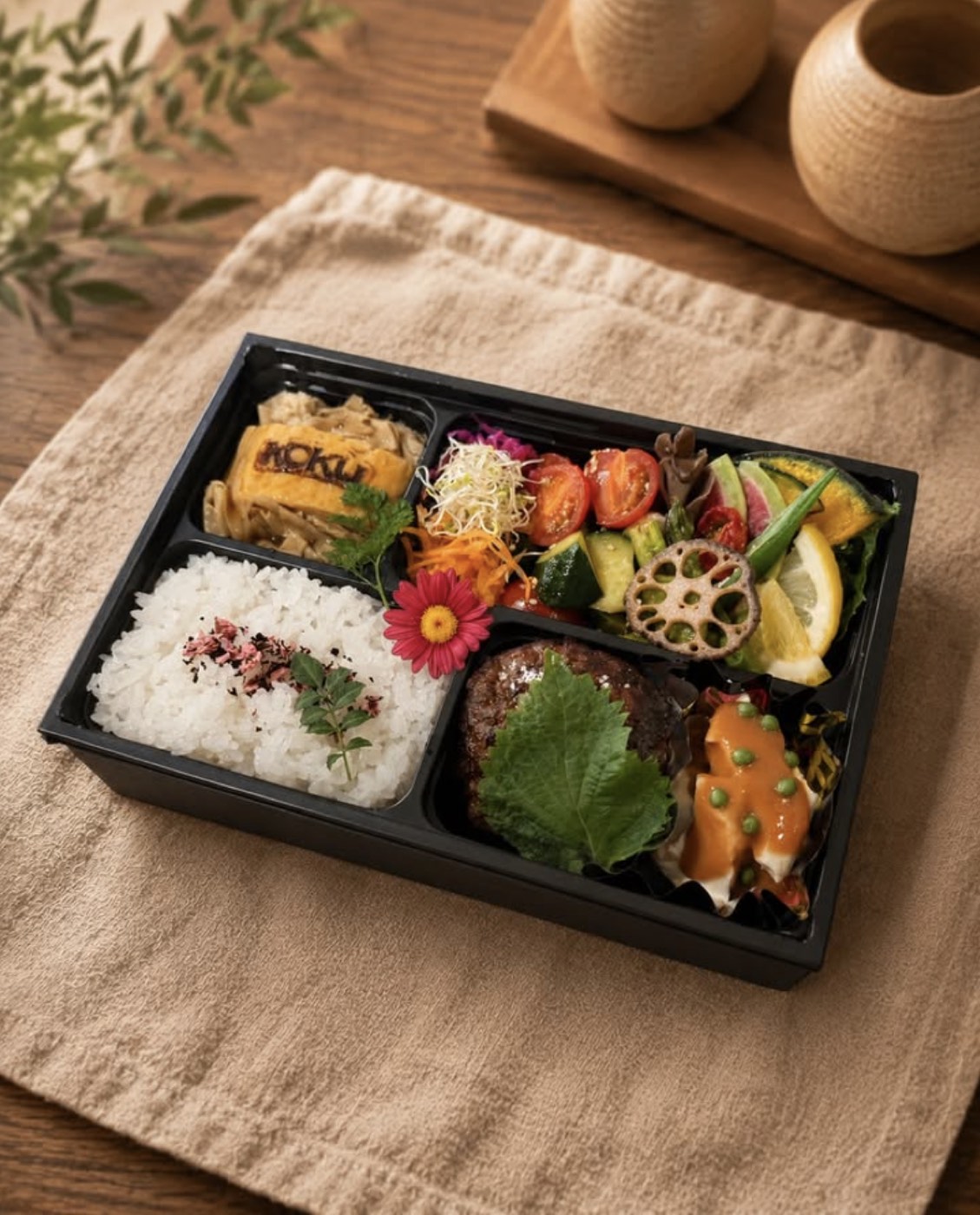 A KOKU vegan bento box